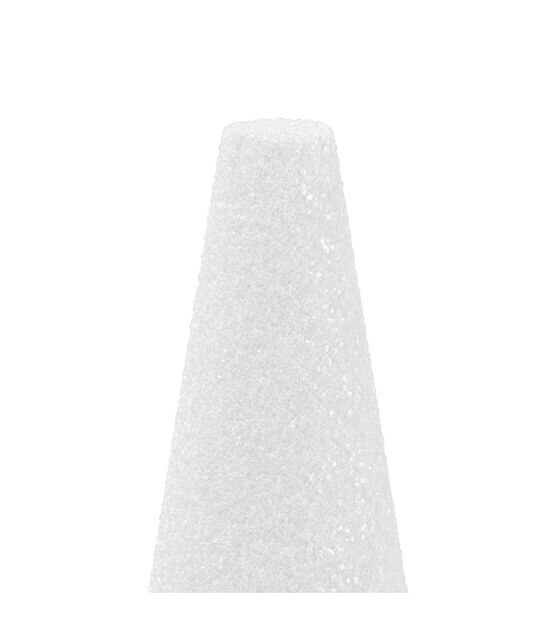 Hygloss Products Styrofoam Cones – White Cones for Floral Arrangements, Crafts & DIY Projects - 4” Tall & 2.5” Base - 50 Pack (5404)