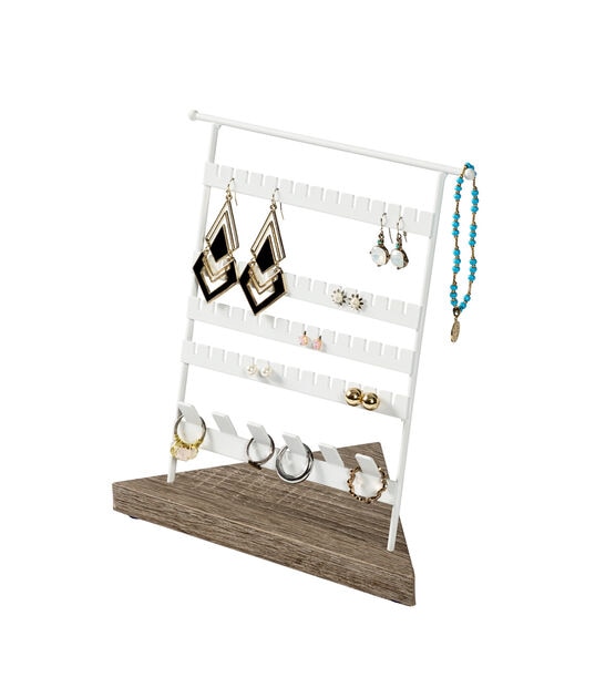 Honey Can Do Jewelry Stand for Earrings & Rings