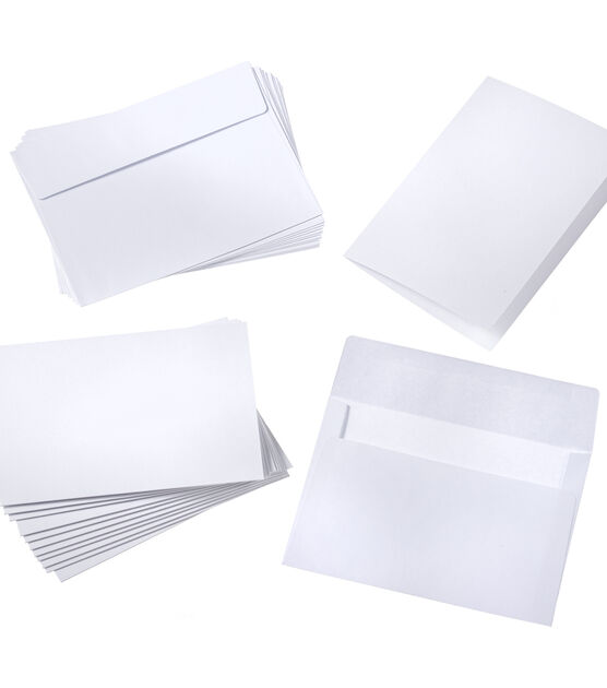 12ct White A7 Cards & Envelopes by Park Lane, , hi-res, image 2