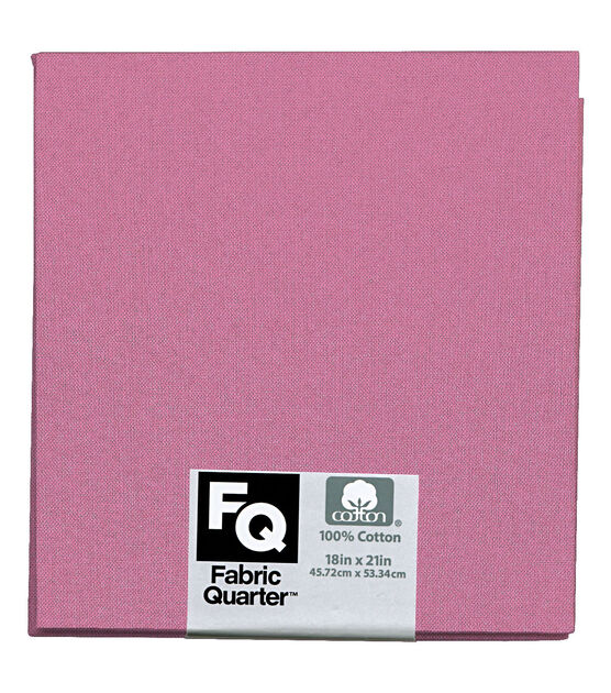 Light Pink 1 Piece Cotton Fabric Quarter