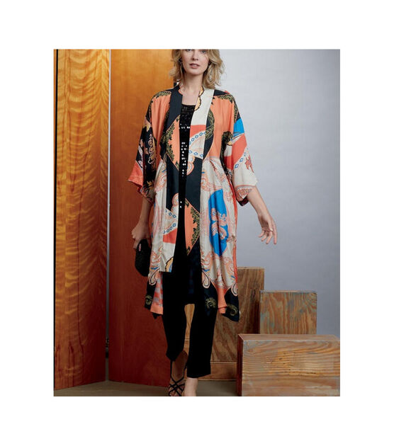 Vogue V1610 Size A to J Misses Kimono & Belts Sewing Pattern, , hi-res, image 4