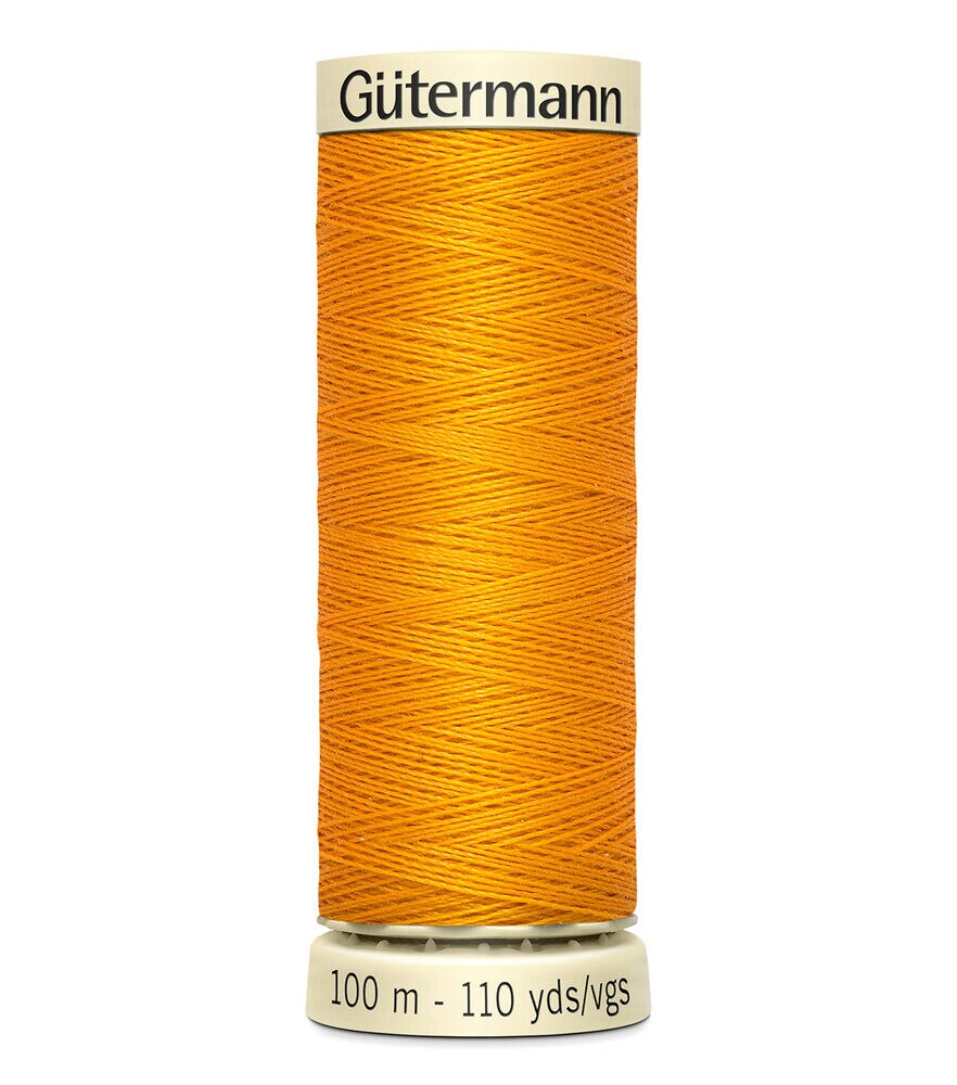 Gutermann Sew All Polyester Thread 110 Yards, 860 Sunflower, swatch