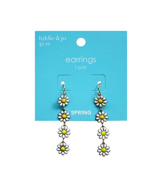 2" Spring Daisy Dangle Earrings by hildie & jo