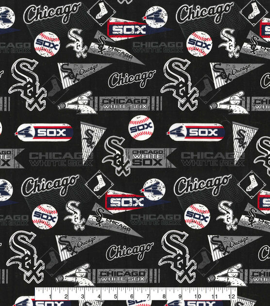 Fabric Traditions Chicago White Sox Cotton Fabric Vintage, , hi-res, image 2