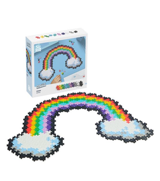 Plus-Plus Rainbow Puzzle By Number 500pc