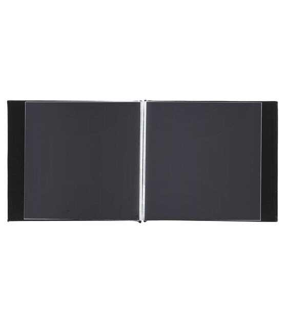 12" x 12" Black Leather Scrapbook Album by Park Lane, , hi-res, image 2