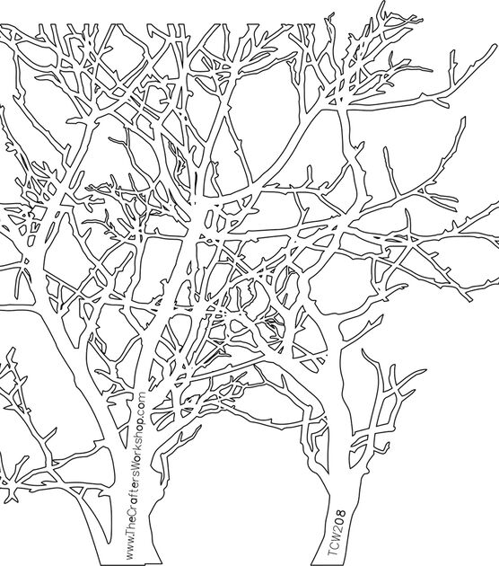 Crafter's Workshop Templates 6"X6" Branches