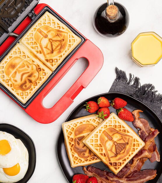 Uncanny Brands Star Wars Waffle Maker Dark Side, , hi-res, image 4