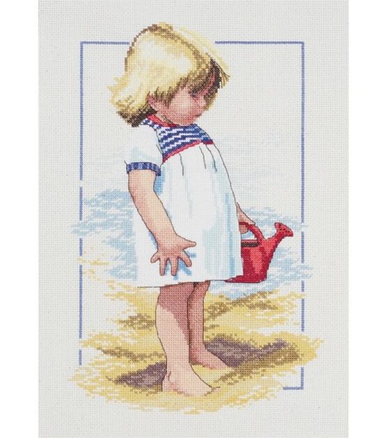 Janlynn 10" x 14" Summer Afternoon Counted Cross Stitch Kit