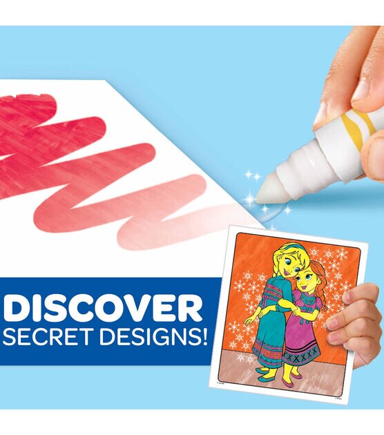 Crayola 10" x 8.5" Disney Frozen Wonder Coloring Kit 23ct, , hi-res, image 7