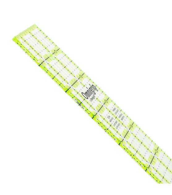 Omnigrip Neon Rectangle Grid Ruler, 3" x 9", , hi-res, image 3