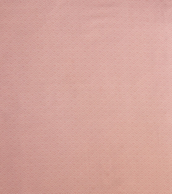 Blush Art Deco Scallops Quilt Cotton Fabric by Keepsake Calico, , hi-res, image 2