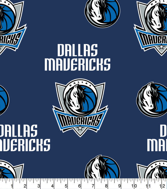 Dallas Mavericks Fleece Fabric Allover