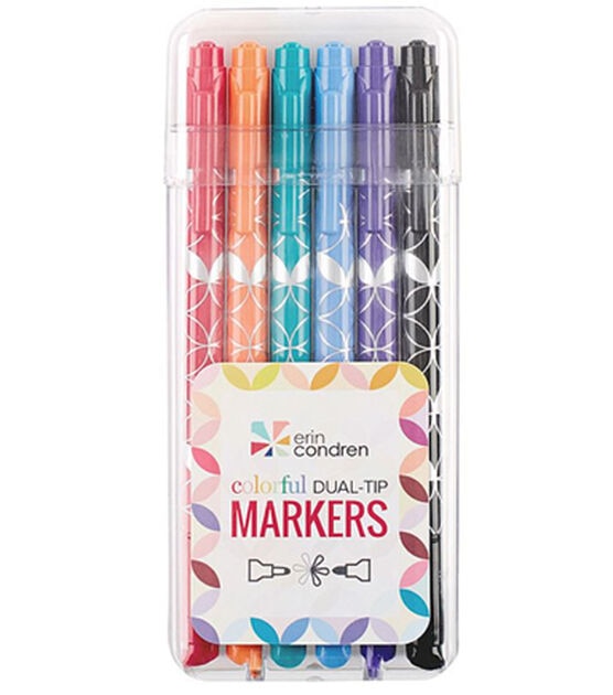 Inspired by Erin Condren 6ct Classic Dual Tip Markers