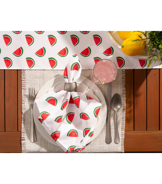Design Imports Watermelon Outdoor Napkins, , hi-res, image 9