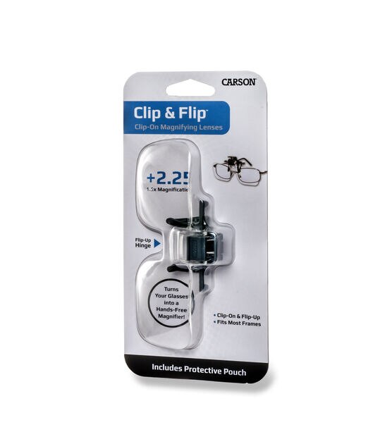 Carson Optical Clip & Flip Glasses-Worn Magnifier, , hi-res, image 6