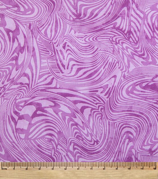 Purple Psychedelic Quilt Cotton Fabric by Keepsake Calico, , hi-res, image 2