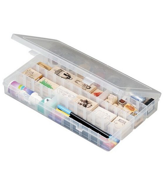 ArtBin 14" Translucent Solutions Box With 48 Compartments