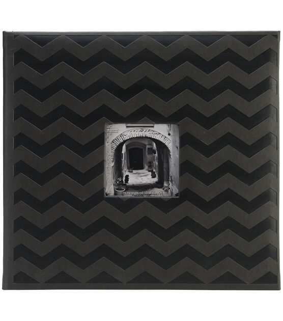 Pioneer Embossed Post Bound Chevron Scrapbook Album 12"x12"