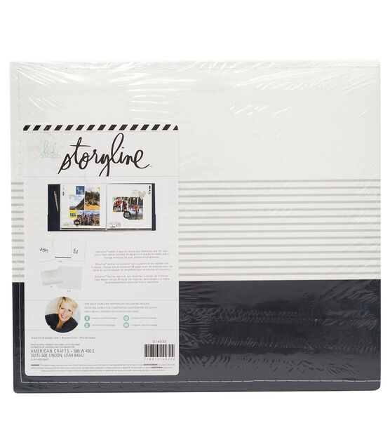 Heidi Swapp Storyline Album Kit Stripe, , hi-res, image 2