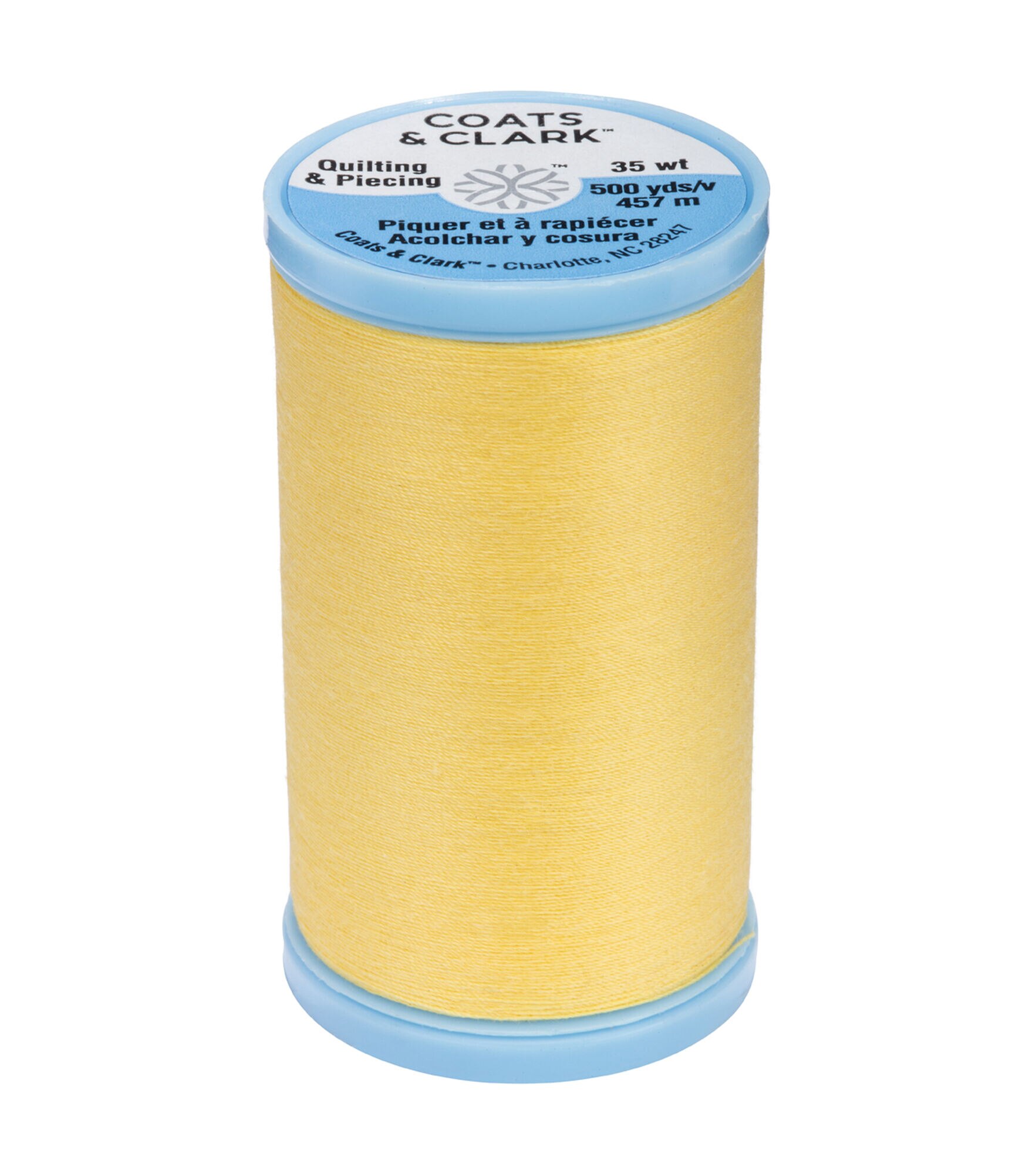 Coats & Clark Quilting Piecing Thread, Coats Quilting Piecing Yellow, hi-res