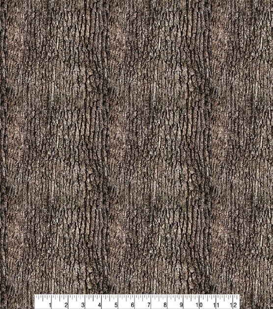 Novelty Cotton Fabric Bark, , hi-res, image 2