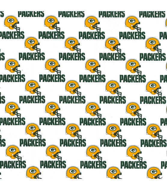 Fabric Traditions Green Bay Packers Cotton Fabric White, , hi-res, image 2