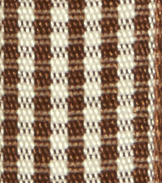 Offray 5/8" x 9' Microchecks Woven Ribbon, , hi-res, image 5