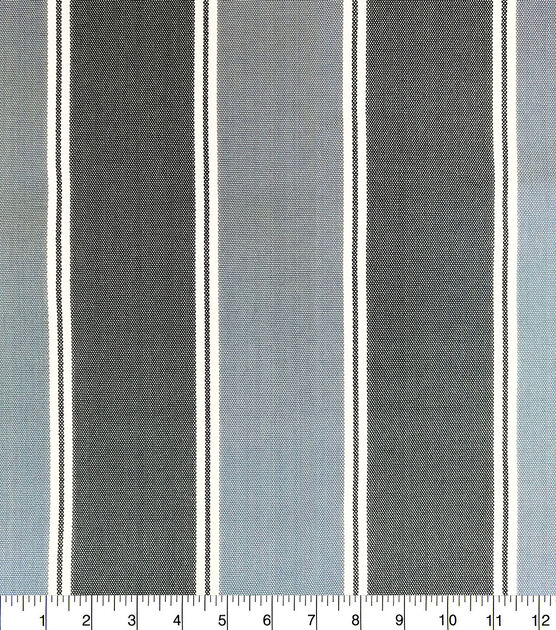 Light/Dark Blue Large/Small Stripe Woven Fabric, , hi-res, image 2
