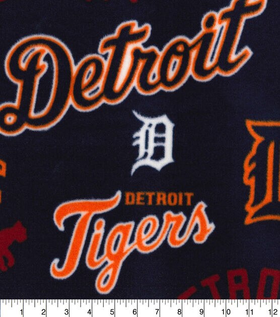 Fabric Traditions Detroit Tigers Fleece Fabric Cooperstown