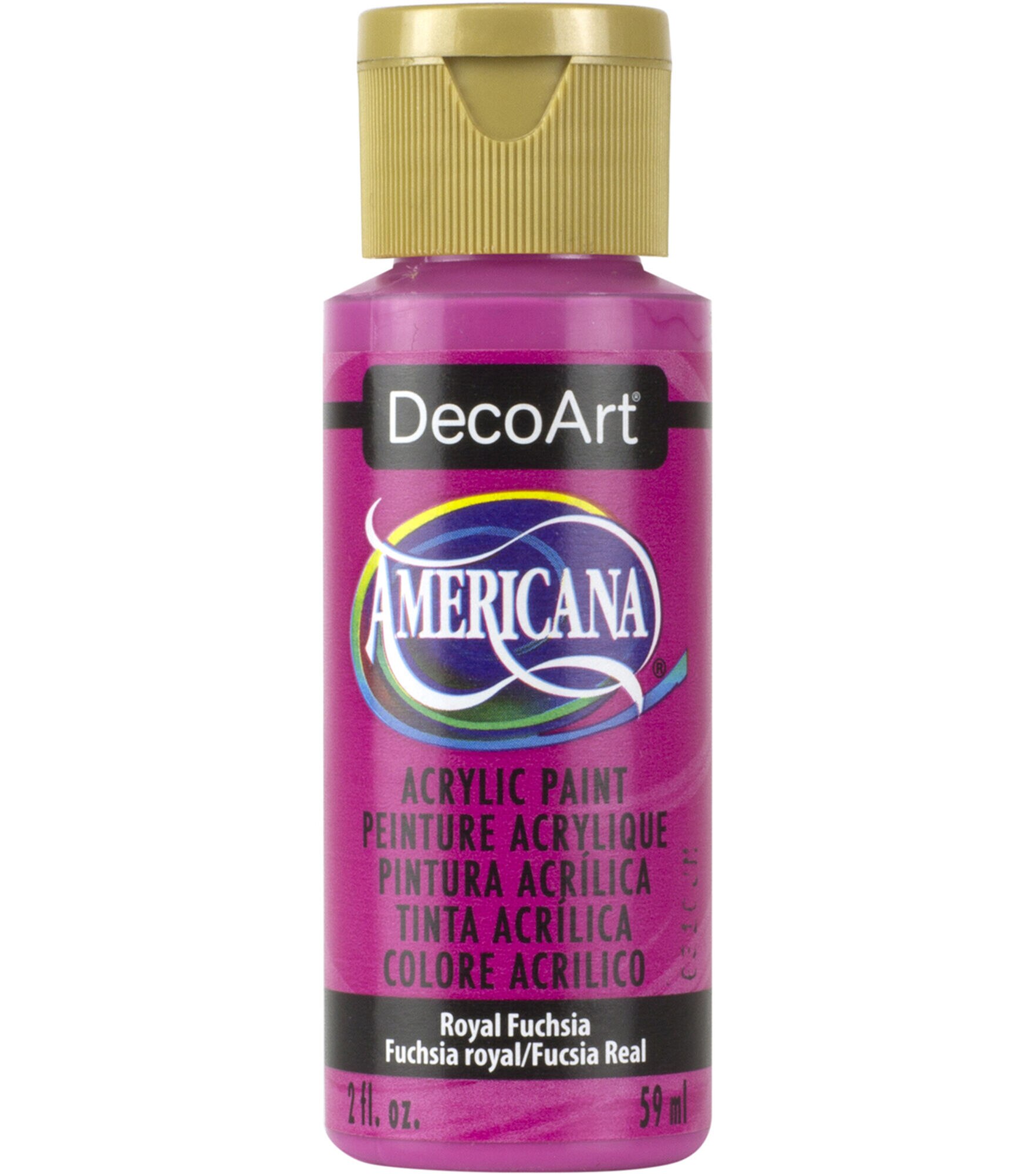 DecoArt Americana Acrylic 2oz Paint, Royal Fuchsia, hi-res