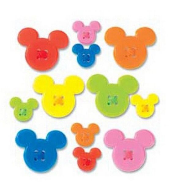 Disney Mickey Icon Adhesive Buttons