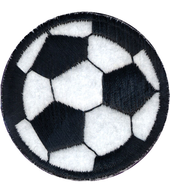 Wrights 2" Soccer Ball Iron On Patches