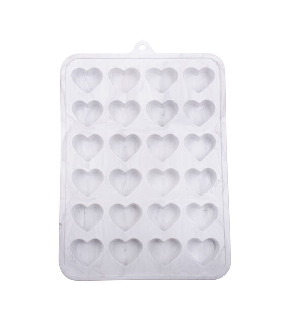 Stir 9 x 13 Heart Silicone Mold with 24 Cavities - Molds - Baking & Kitchen