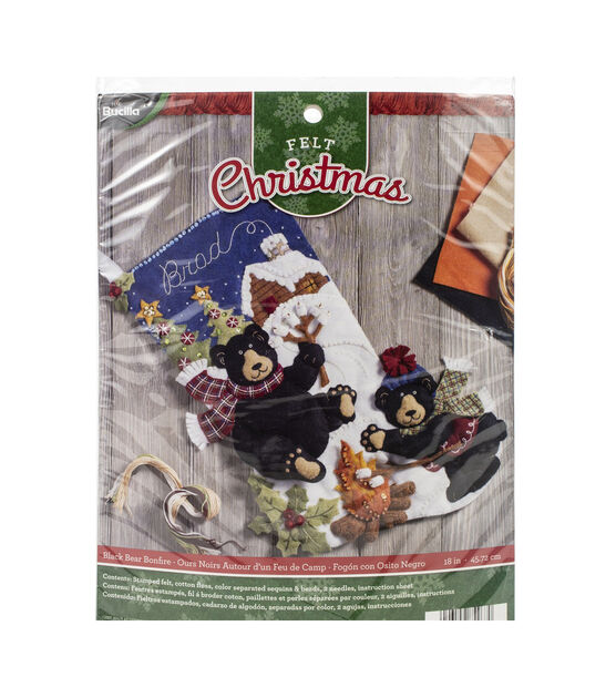 Copperton Lane: Bucilla Child's Felt Christmas Stocking Kit
