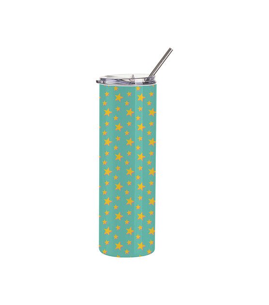 Craft Express 30oz White Skinny Tumbler With Straw 4pk, , hi-res, image 4