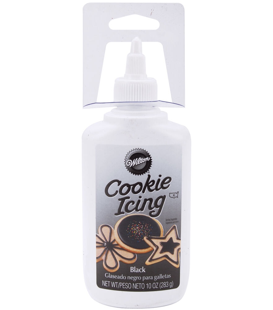 Wilton Cookie Icing 10 Ounces, Black, swatch, image 7
