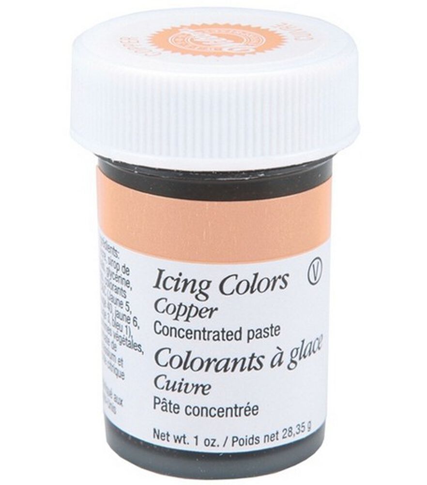 Wilton Icing Colors 1 Ounce, Copper, swatch