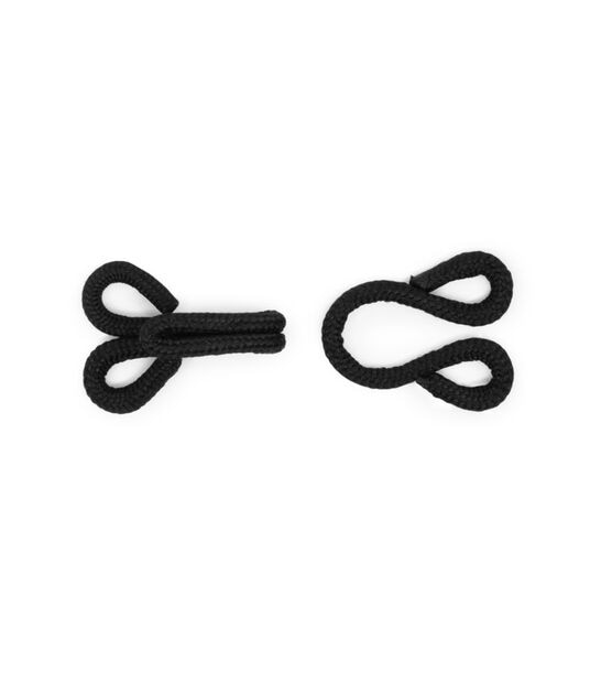 Dritz Covered Hooks & Eyes, 2 pc, Black, , hi-res, image 3