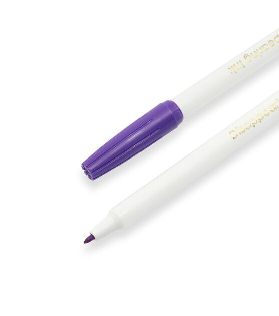 Disappearing Ink Pen - Vanishing Fabric Marker | Carmel Purple / Box of 12