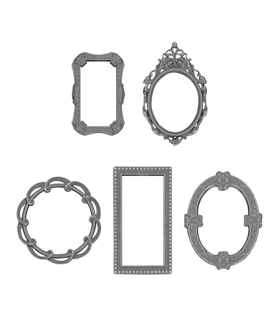 Tim Holtz Idea Ology 5ct Metal Deco Frames, , hi-res, image 2