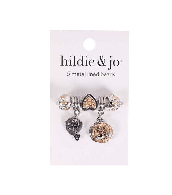 5ct Metal Lined Life Tree Beads by hildie & jo