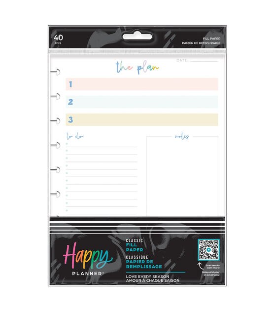 Happy Planner 40 Sheet Squad Goals Classic Filler Paper, , hi-res, image 2