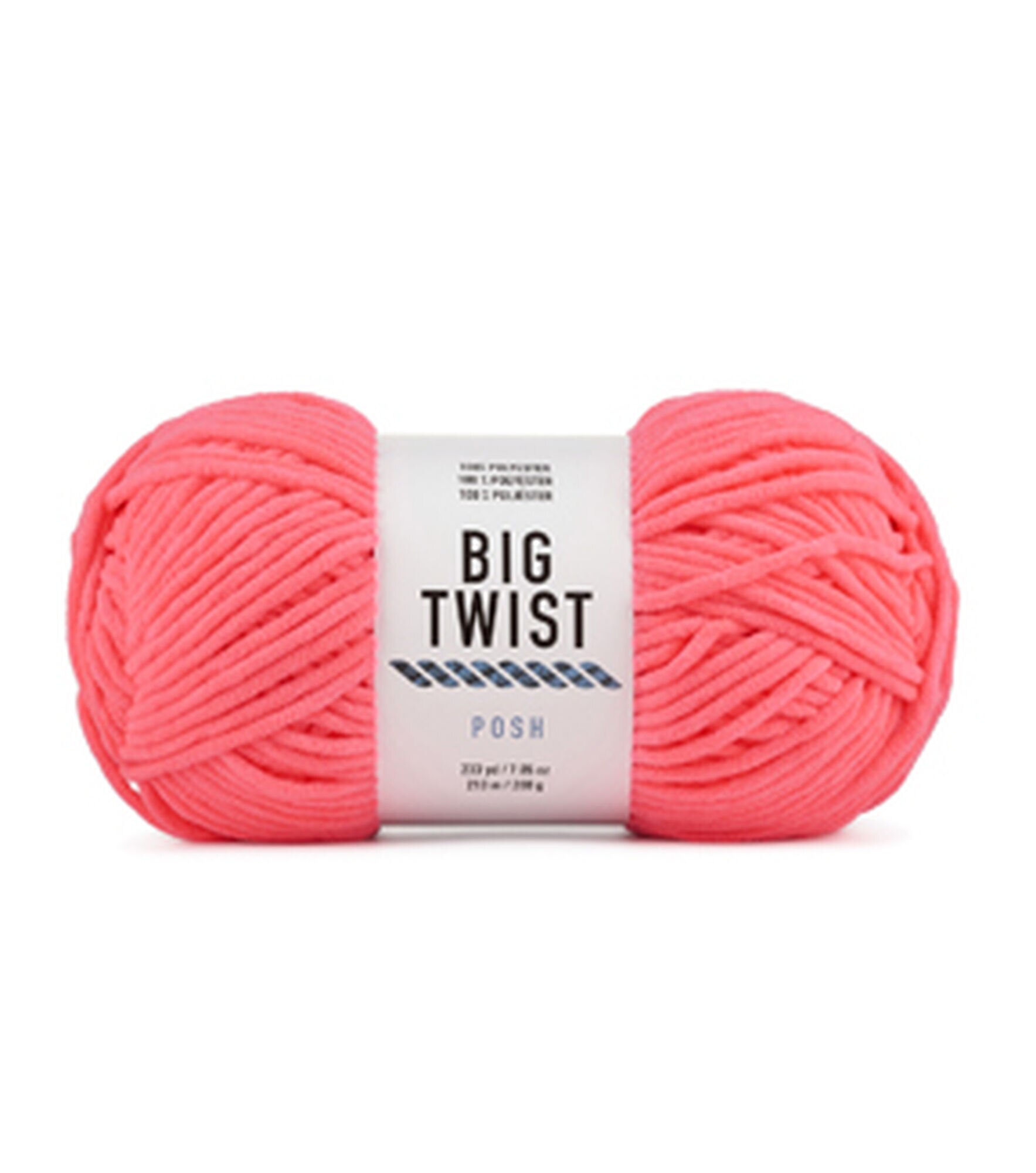 Parfait Solid Yarn-Strawberry-Material:Polyester,Yarn Weight:#5-Bulky