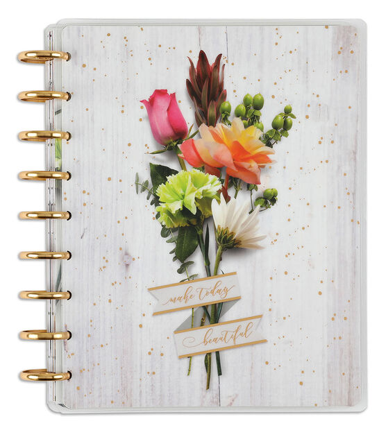 Happy Planner 2023 Beautiful Blooms Classic Deluxe 12 Month Planner