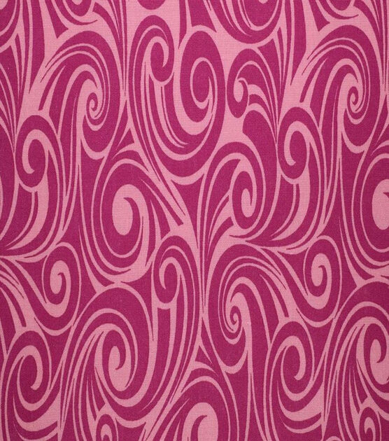 Pink Swirls Quilt Cotton Fabric by Quilter's Showcase, , hi-res, image 2