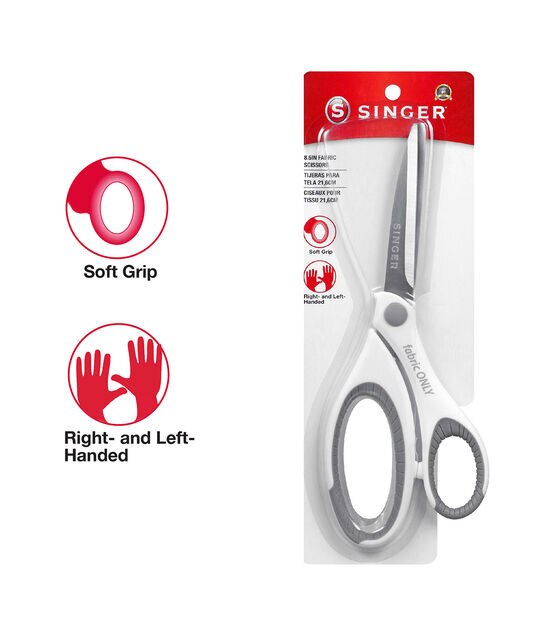 SINGER Sewing Scissors with Comfort Grip 8 1/2", , hi-res, image 17