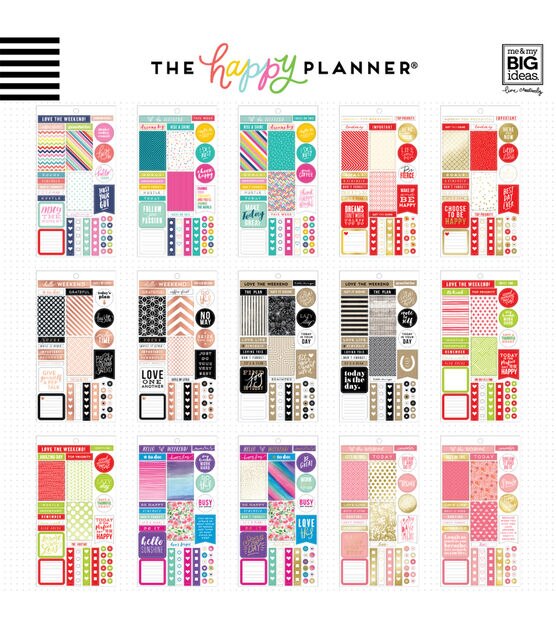1050pc Colorful Life Happy Planner Sticker Pack, , hi-res, image 3