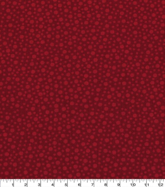 Red Dots Quilt Cotton Fabric by Keepsake Calico