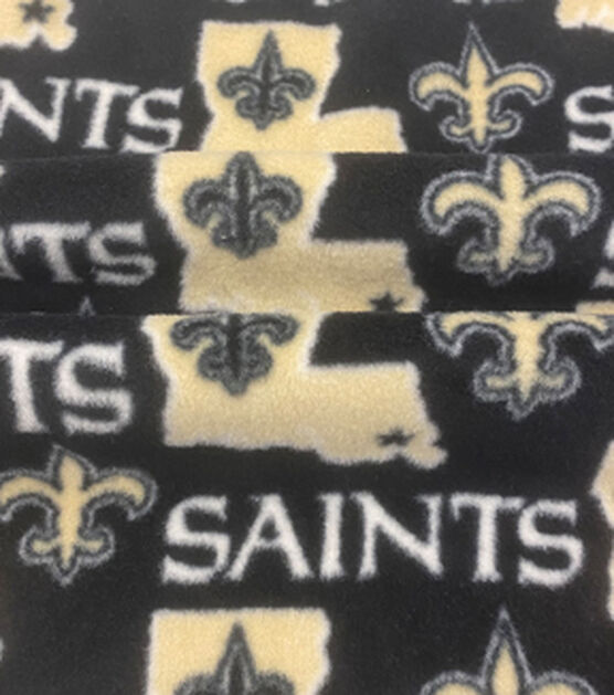Fabric Traditions New Orleans Saints Fleece Fabric State, , hi-res, image 3